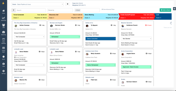 Pulse CRM Sales Pipelines